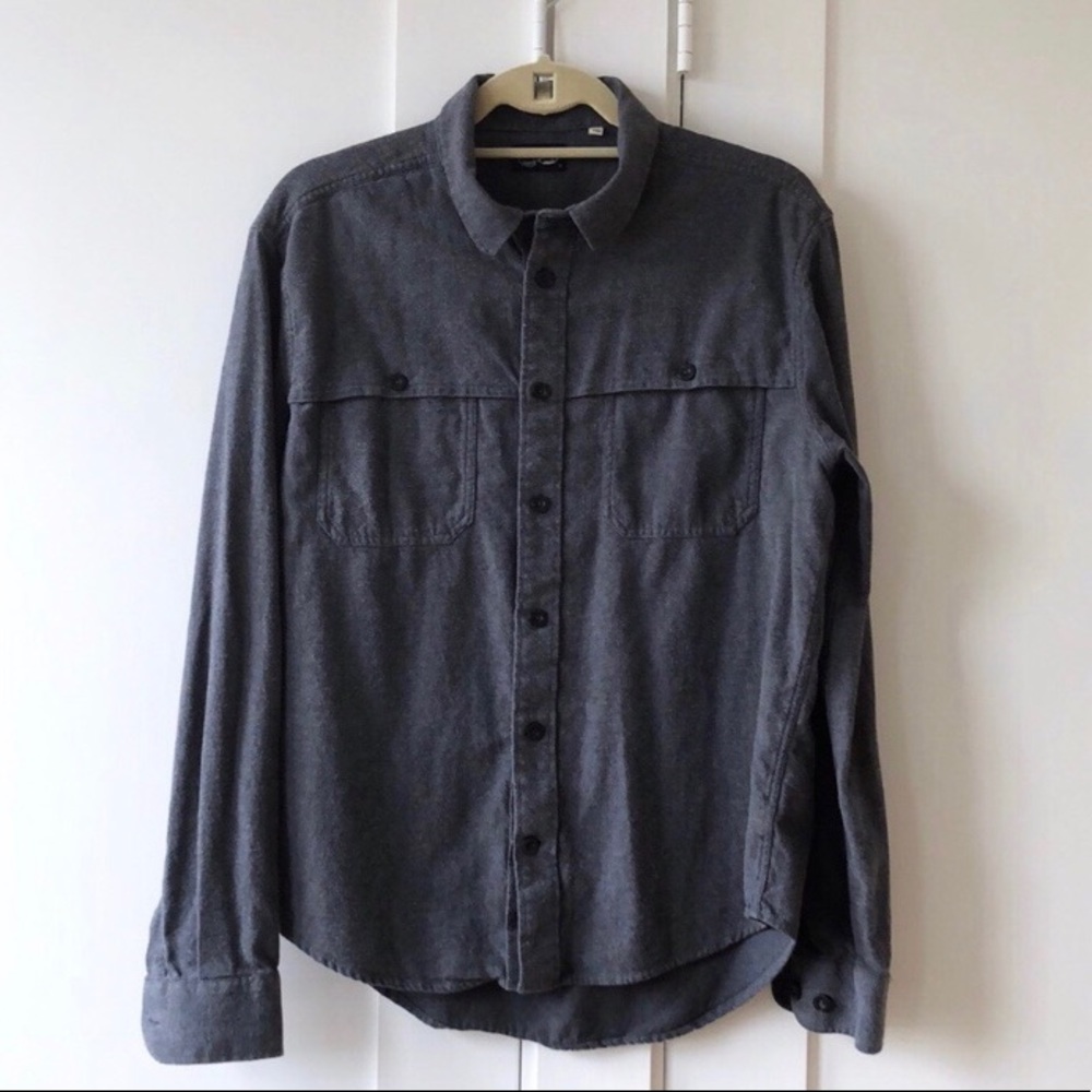 CHEAP MONDAY GREY ICHIRO BUTTON DOWN